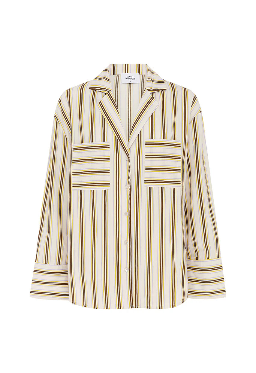 Sunmor Shirt - Vory Stripe