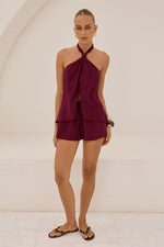 Load image into Gallery viewer, Koah Elasticated Shorts - Berry

