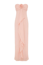 Load image into Gallery viewer, Fiora Strapless Maxi Dress - Pink
