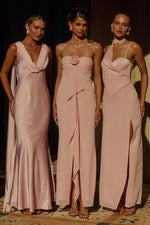 Load image into Gallery viewer, Liora Draped Scarf Maxi Dress - Pink
