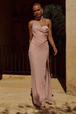 Load image into Gallery viewer, Liora Draped Scarf Maxi Dress - Pink
