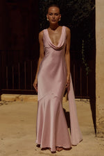 Load image into Gallery viewer, Gabriella Cowl Maxi Dress - Pink
