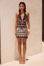 Load image into Gallery viewer, Miranto Mini Dress - Milosa Black
