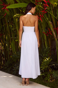 Henrietta Midi Dress - White