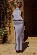 Load image into Gallery viewer, Liliette Halter Maxi Dress - Sky Blue
