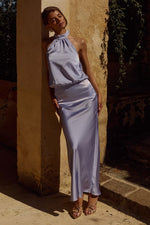 Load image into Gallery viewer, Liliette Halter Maxi Dress - Sky Blue
