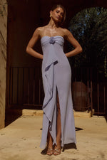 Load image into Gallery viewer, Fiora Strapless Maxi Dress - Sky Blue
