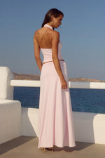 Load image into Gallery viewer, Tara Side Split Maxi Skirt - Pink
