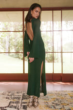 Load image into Gallery viewer, Hacie Midi Dress - Emerald Green
