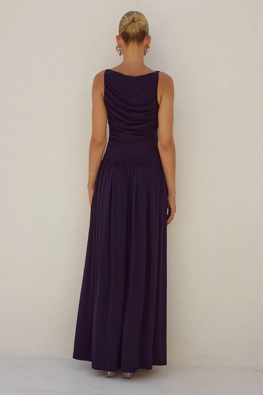 Nalla Maxi Dress - Navy