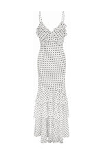 Load image into Gallery viewer, Namari Maxi Dress - White Polka
