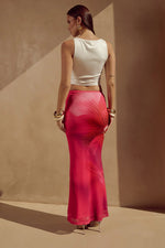 Load image into Gallery viewer, Zarela Maxi Skirt - Pink Flower
