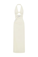 Load image into Gallery viewer, Laila Cut Out Halter Maxi Dress - White

