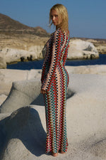 Load image into Gallery viewer, Emerie Scoop Neck Maxi Dress - Xyla Wave
