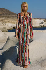 Load image into Gallery viewer, Emerie Scoop Neck Maxi Dress - Xyla Wave
