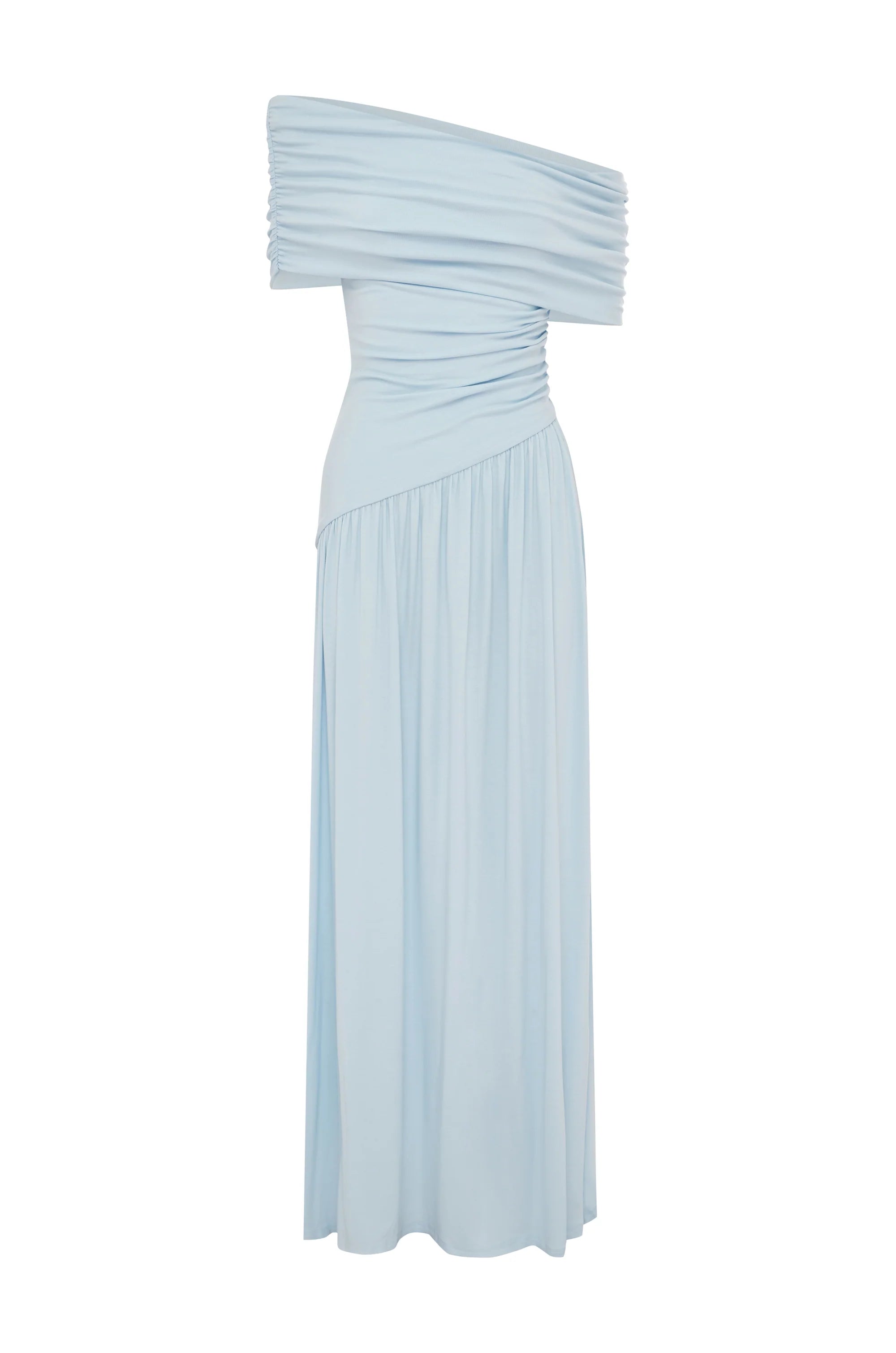 Malani One Shoulder Maxi Dress - Blue