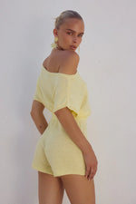 Load image into Gallery viewer, Miami Knit Playsuit - Lemon
