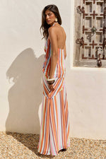 Load image into Gallery viewer, Jade Open Back Top - Tullah Orange/Pink
