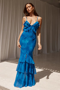 Namari Maxi Dress - Ramona Blue