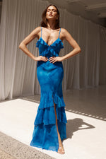 Load image into Gallery viewer, Namari Maxi Dress - Ramona Blue

