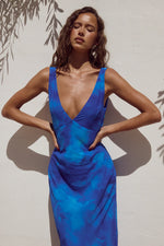 Load image into Gallery viewer, Tiana Maxi Dress - Ramona Blue
