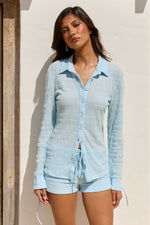 Load image into Gallery viewer, Benilda Collared Shirt - Blue
