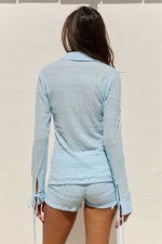 Load image into Gallery viewer, Benilda Collared Shirt - Blue
