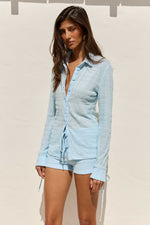 Load image into Gallery viewer, Benilda Collared Shirt - Blue
