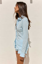Load image into Gallery viewer, Benilda Collared Shirt - Blue
