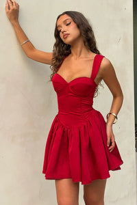 Joelle Mini Dress - Red