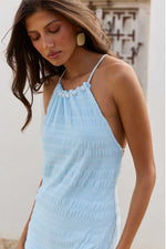 Load image into Gallery viewer, Benilda Halter Maxi Dress - Blue
