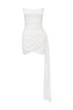 Load image into Gallery viewer, Lacey Mini Dress - White
