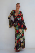 Load image into Gallery viewer, Sari Maxi Dress - Asha Print
