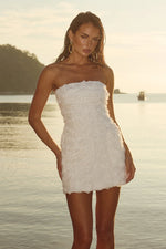 Load image into Gallery viewer, Rosaline Mini Dress - White
