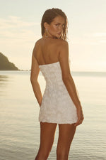 Load image into Gallery viewer, Rosaline Mini Dress - White
