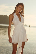 Load image into Gallery viewer, Zelie Mini Dress - White
