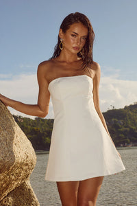 Lolana Mini Dress - Ivory