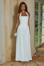 Load image into Gallery viewer, Abigail Square Neck Maxi Dress - Ivory
