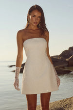 Load image into Gallery viewer, Carleti Mini Dress - Ivory
