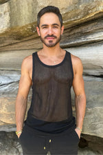 Load image into Gallery viewer, Mateo Singlet - Black
