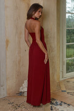 Load image into Gallery viewer, Abigail Square Neck Maxi Dress - Cherry
