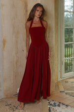 Load image into Gallery viewer, Abigail Square Neck Maxi Dress - Cherry
