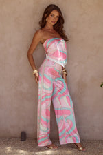 Load image into Gallery viewer, Milani Relaxed Satin Pant - Camino Pink
