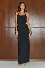 Load image into Gallery viewer, Alonso Halter Maxi Dress - Black
