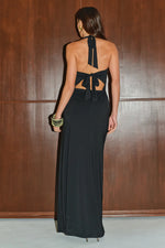 Load image into Gallery viewer, Alonso Halter Maxi Dress - Black
