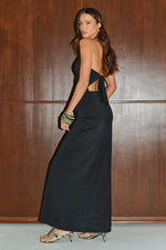Load image into Gallery viewer, Alonso Halter Maxi Dress - Black
