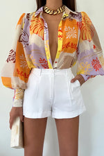 Load image into Gallery viewer, Fleetwood Blouse - Palama Print
