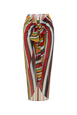 Load image into Gallery viewer, Xyla Front Tie Maxi Skirt - Xyla Stripe
