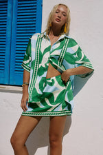 Load image into Gallery viewer, Alara Short Sleeve Shirt - Amoree Blue
