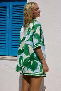 Alara Short Sleeve Shirt - Amoree Blue
